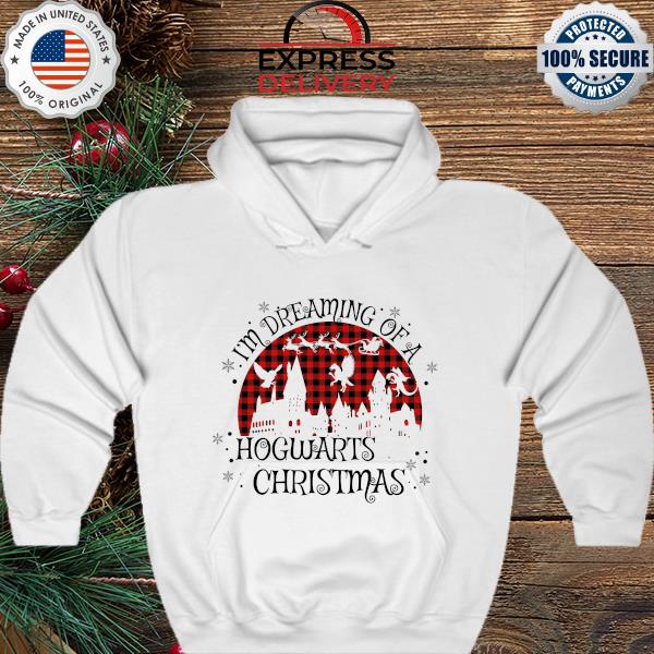 Harry Potter I'm dreaming of a Hogwarts Christmas sweater hoodie