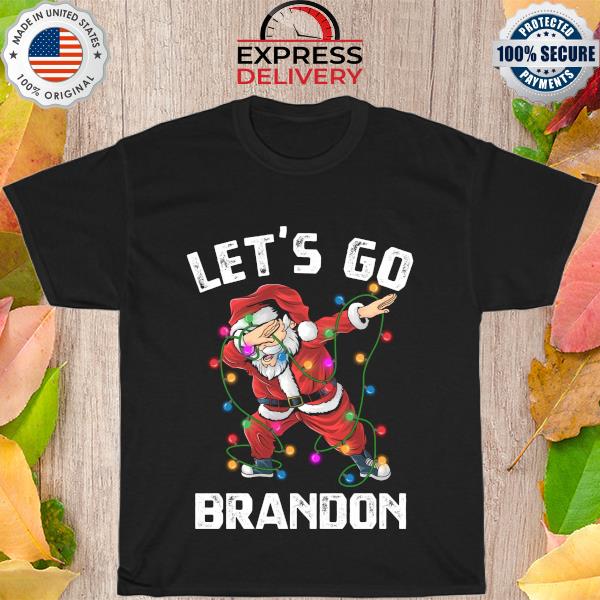 Let's Go Brandon Dabbing Santa Claus Christmas T-Shirt
