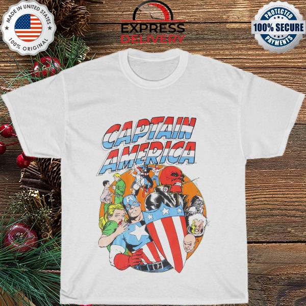 1990 Captain America Marvel Comics shirt
