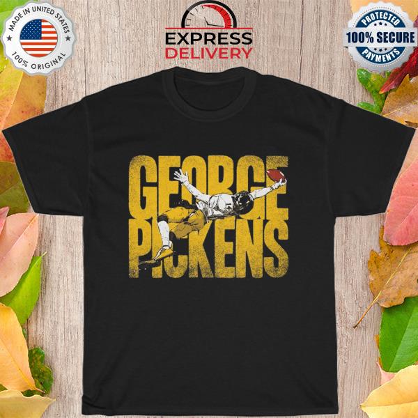 George Pickens Pittsburgh One Hand Catch Bold Shirt
