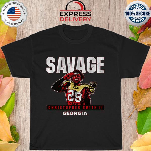 Georgia Football Christopher Smith II Savage shirt