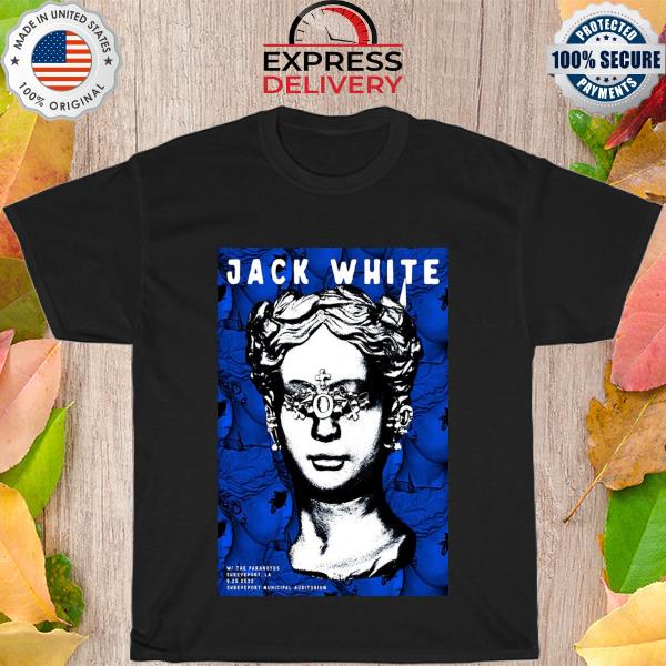 Jack White The Paranoyds Shreveport LA Shreveport Municipal Auditorium shirt