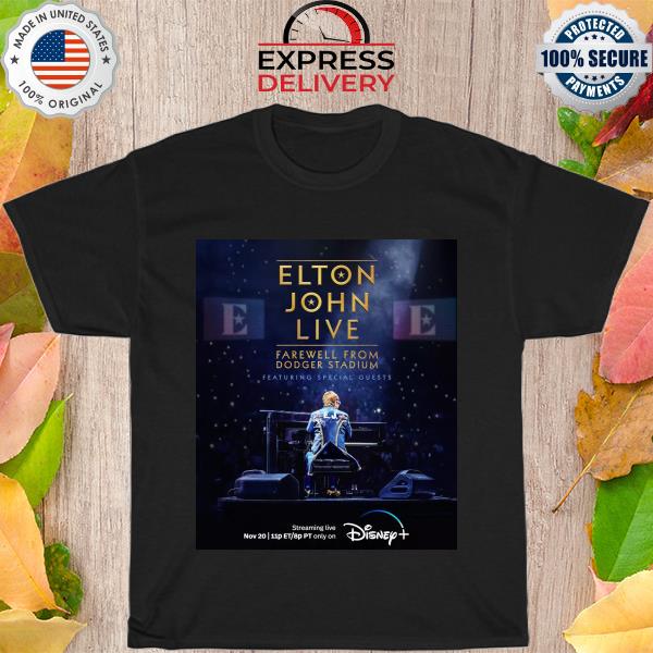 Elton john live nov 20 2022 farewell from dodger stadium shirt