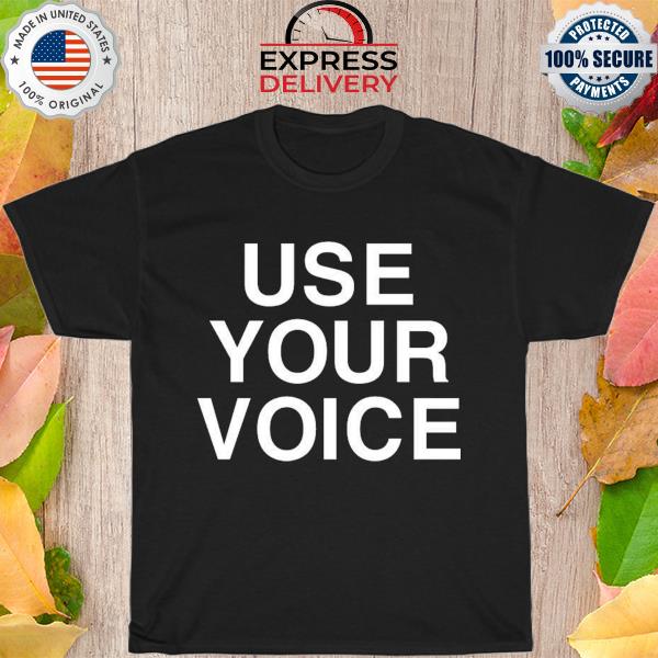 Evanescence use your voice shirt