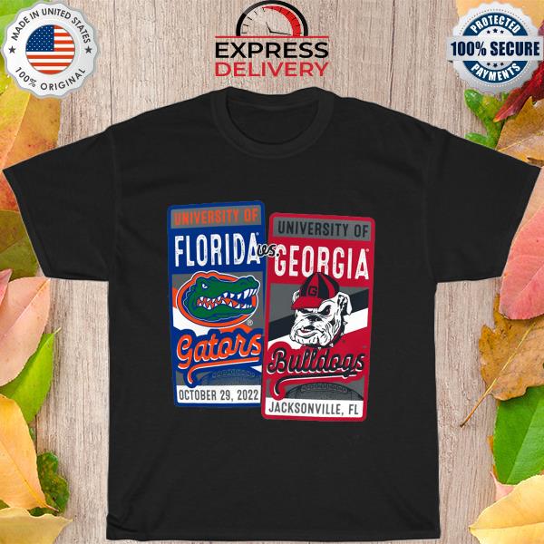 Florida gators vs. georgia bulldogs 2022 football shirt