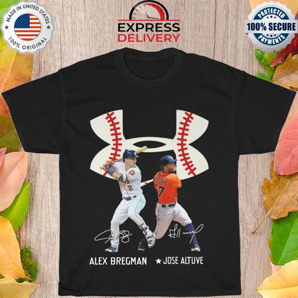 Houston Astros Alex Bregman and Jose Altuve signatures shirt