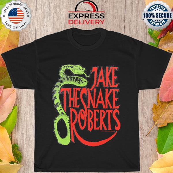 Jake the snake roberts snake logo shirt