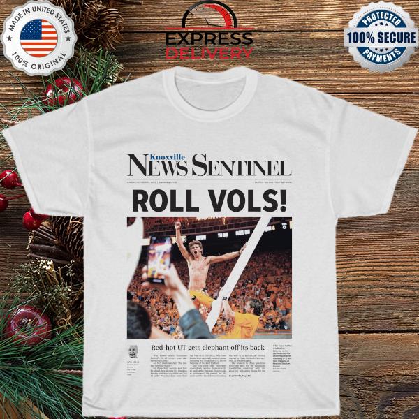 Knoxville news sentinel roll vols shirt