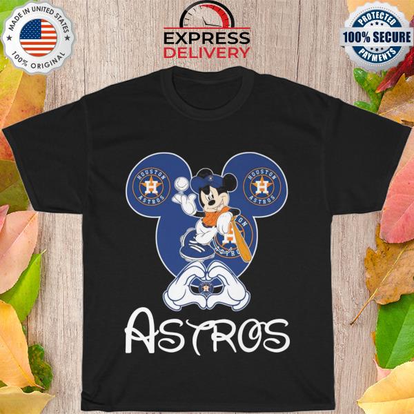 Mickey Mouse Houston Astros I love Heart shirt