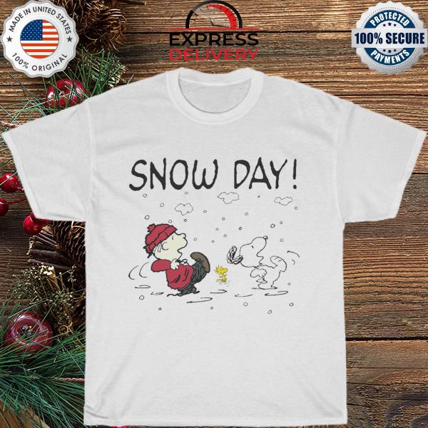 Snoopy and charlie brown snow day 2022 shirt