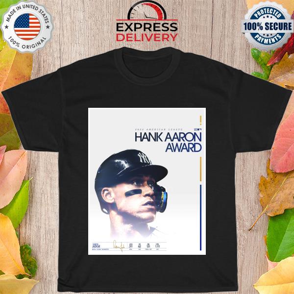 2022 American league Hank Aaron Award shirt