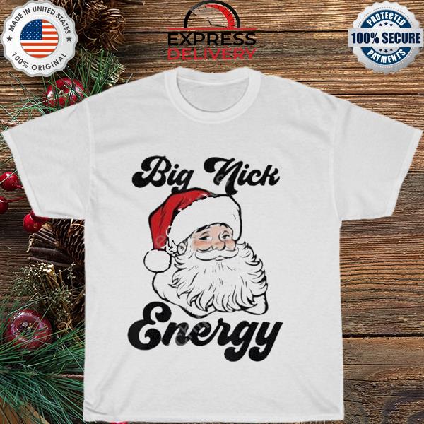 Big nick energy santa xmas Christmas family pajama sweater