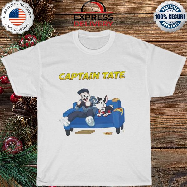 Captain tate pizza dog video game shirt