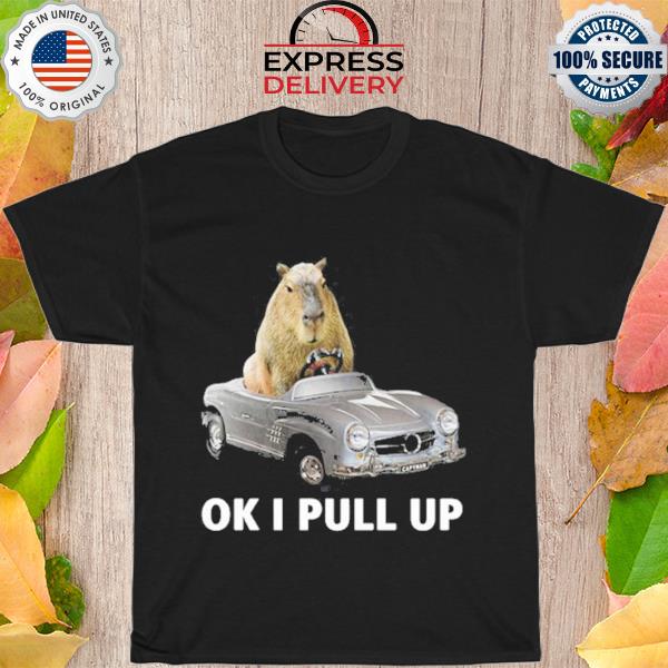 Capybara capy car shirt
