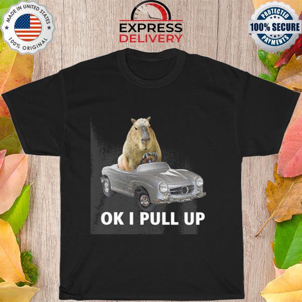 Capybaraman capy car ok I pull up shirt