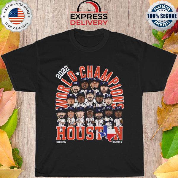 Cartoon Houston Astros Team Baseball Champs 2022 shirt