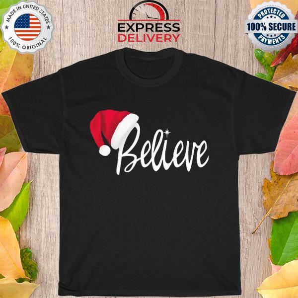 Christmas believe in santa claus the polar express sweater