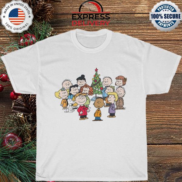 Christmas tree with snoopy and friends Peanuts 2022 sweater
