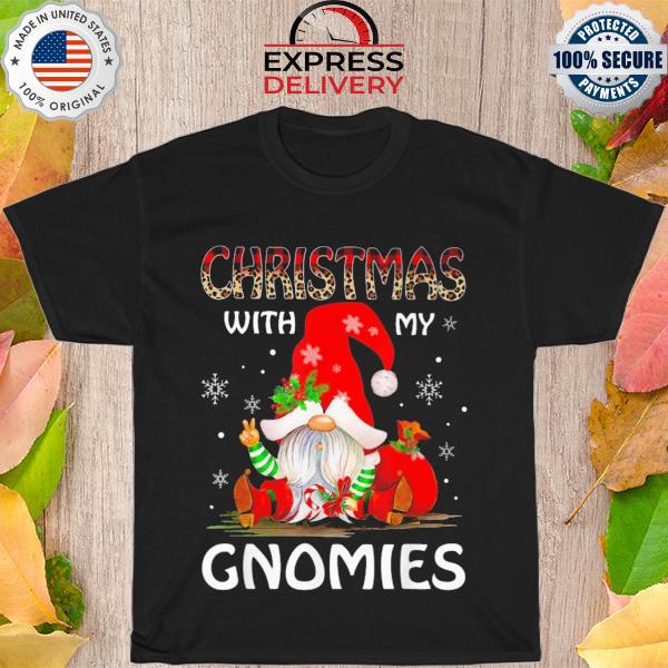 Christmas with my gnomies family matching xmas pajamas gnome Christmas sweater