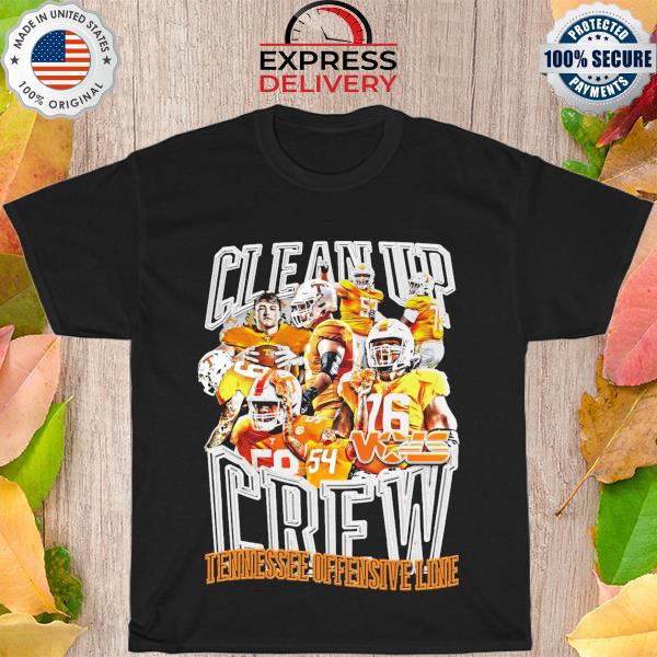 Clean up crew tennessee offensive line shirt