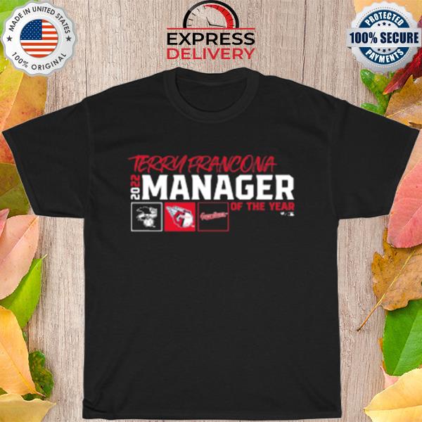 Cleveland guardians terry francona 2022 al manager of the year shirt