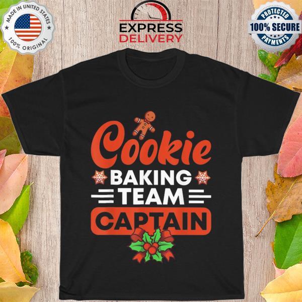 Cookie baking team captain motif for Christmas cookie bakers sweater