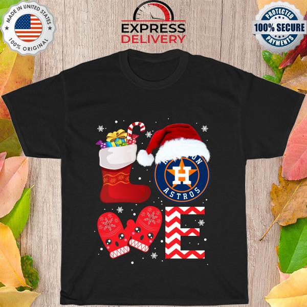 funny World series champs santa Houston Astros Christmas Love Sweatshirt