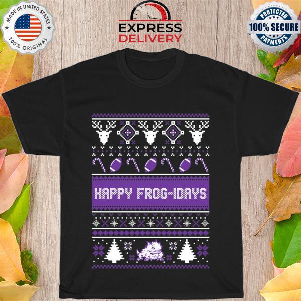 Happy frog idays ugly Christmas sweater