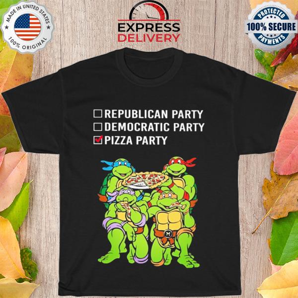 Marisharaygun republish party democratic party pizza party shirt