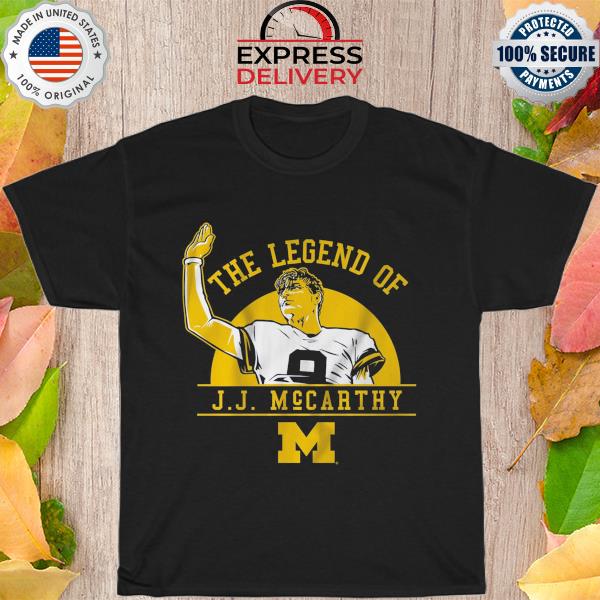 Michigan football the legend of j.j. mccarthy shirt