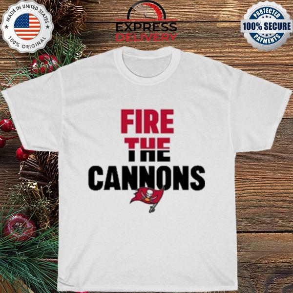Nfl tampa bay buccaneers fire the cannons shirt
