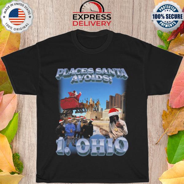 Official Santa avoids ohio Claus and reindeer Christmas sweater