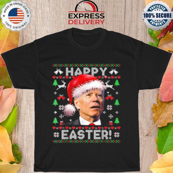 Santa joe biden happy easter 2022 ugly Christmas sweater