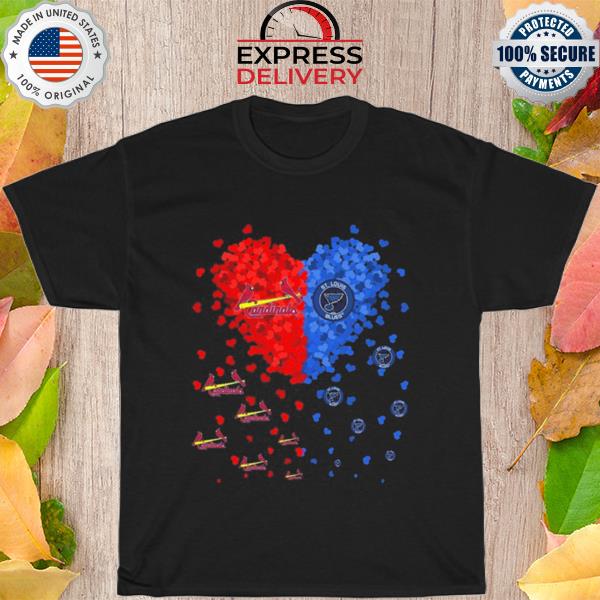 St. Louis Blues Heart Nurse T-Shirt - TeeNavi