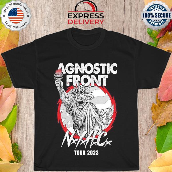 Agnostic front NYHC tour 2023 shirt