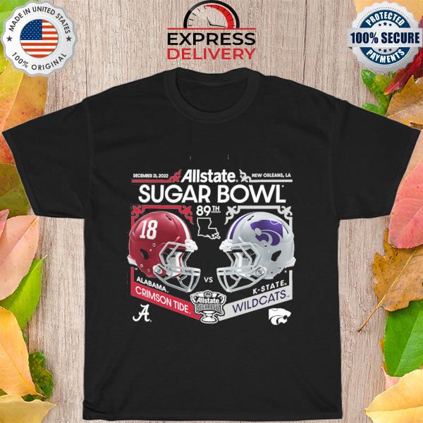 Allstate Sugar Bowl Alabama Crimson Tide Vs K-state Wildcats 89th shirt