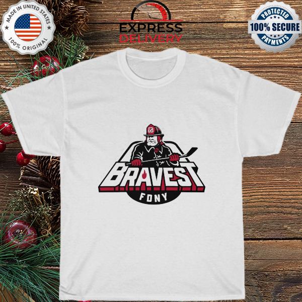 Heroes hockey bravest personalized shirt