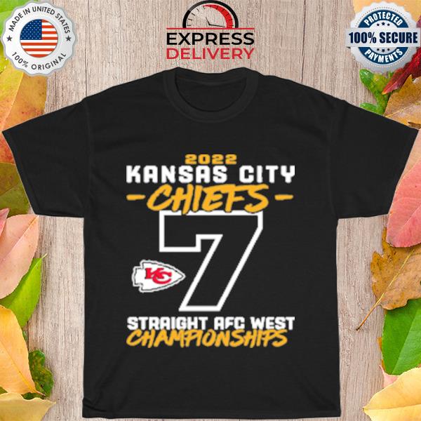 Kansas city Chiefs seventh-straight afc west division championship shirt