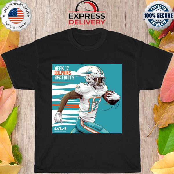 Miami Dolphins Jaylen Waddle week 17 Patriots shirt