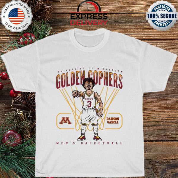 Minnesota- ncaa men's basketball dawson garcia shirt