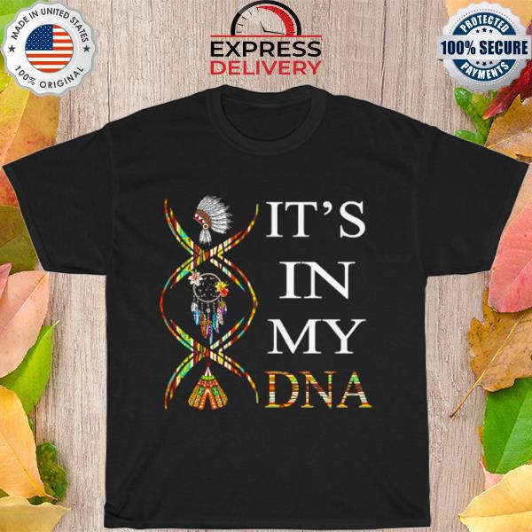 Native American It’s In My Dna Shirt