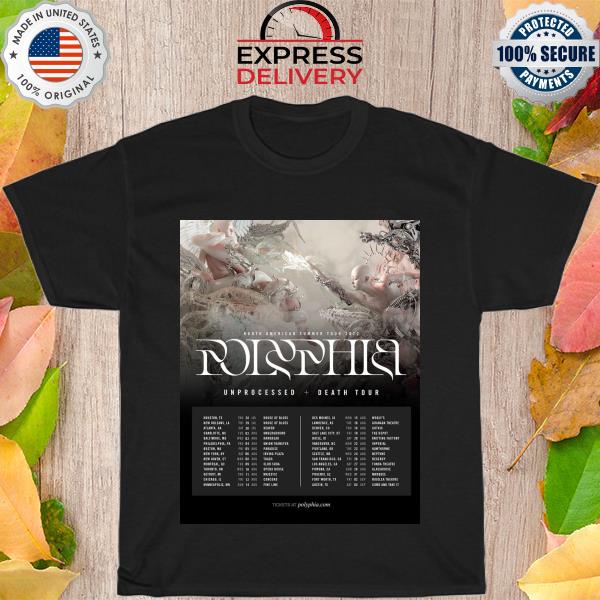North American Summer Tour 2022 Polyphia Unprocessed Death Shirt