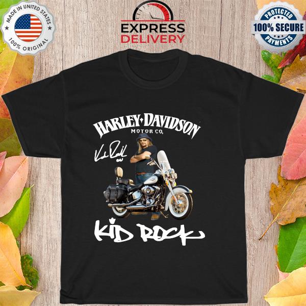 Official Harley Davidson Motor Co Kid Rock signature shirt