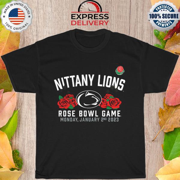 Official Penn state nittany lions 2023 rose bowl gameday stadium new 2022 shirt