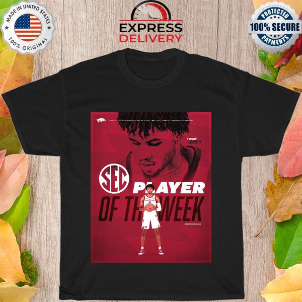 Ricky council IV SEC player of the week honors shirt