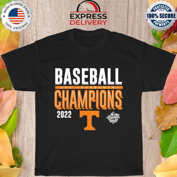 Tennessee volunteers 2022 sec baseball conference tournament champions shirt