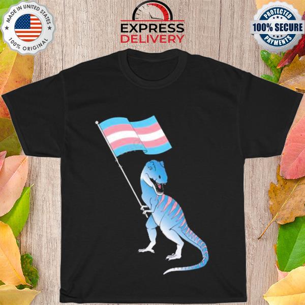 Trans dinosaur pride flag lgbt gay lesbian 2023 shirt