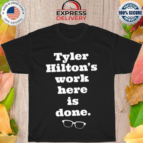Tyler Hilton's work here is don shirt