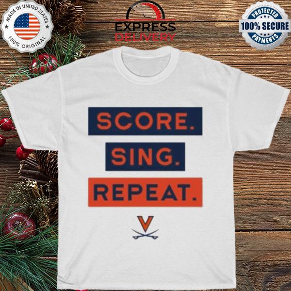 Uva sing score repeat gray performance shirt