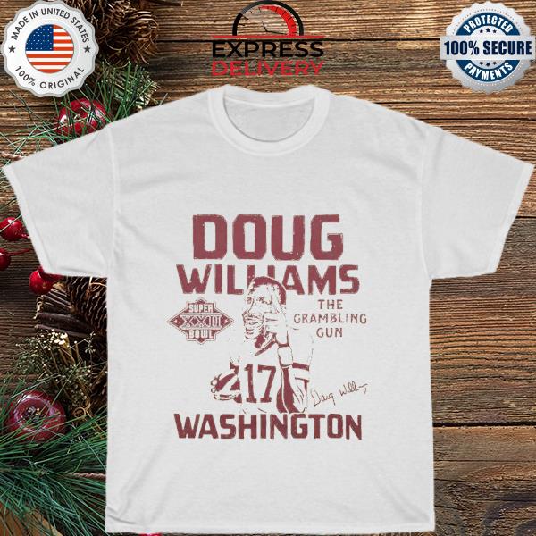 Washington doug williams signature shirt